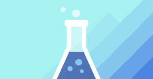 Image for The Science of Recognition and Rewards -- blue vial on blue background