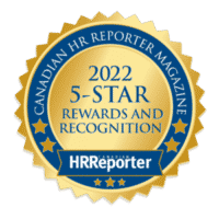 Canadian HR Reporter Magazine 2022 5-Star Rewards & Recognition Badge