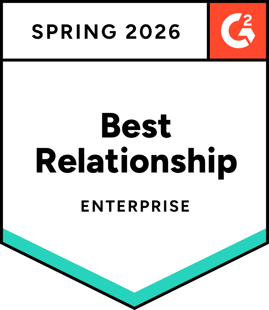 WorkTango G2 Spring 2026 Best Relationship Badge- Enterprise