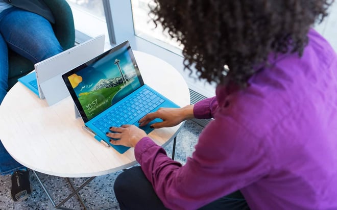 employee voice - working at computer