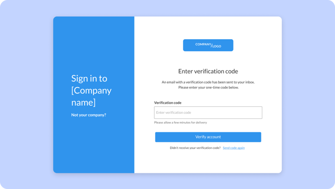 Screenshot of the WorkTango login page featuring 2FA.