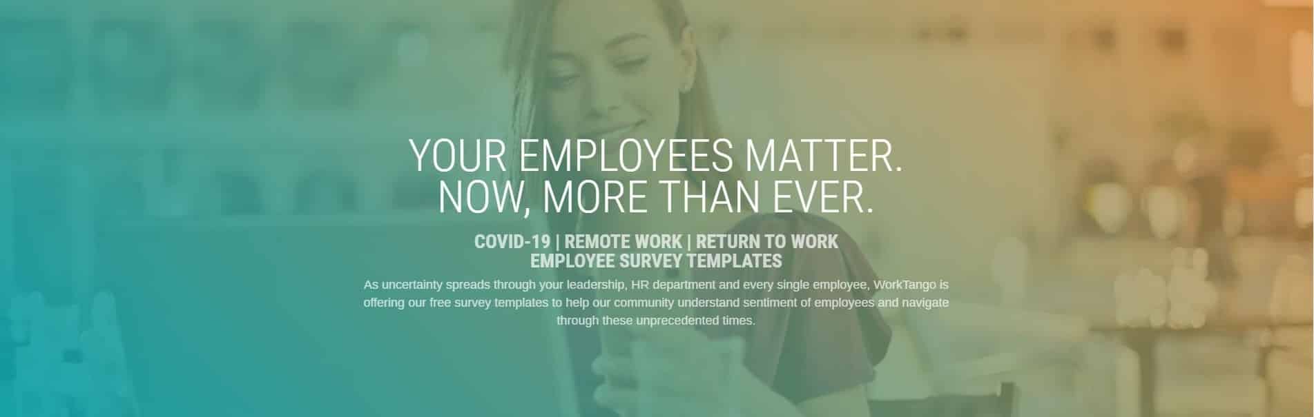 Return to Work Remote Work Psychological Health Safety Covid-19 Employee Survey Templates