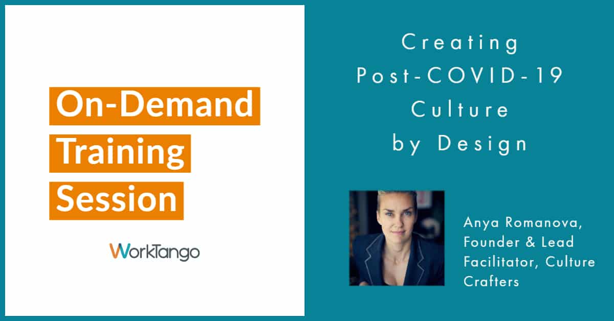 Creating Post COVID-19 Culture by Design