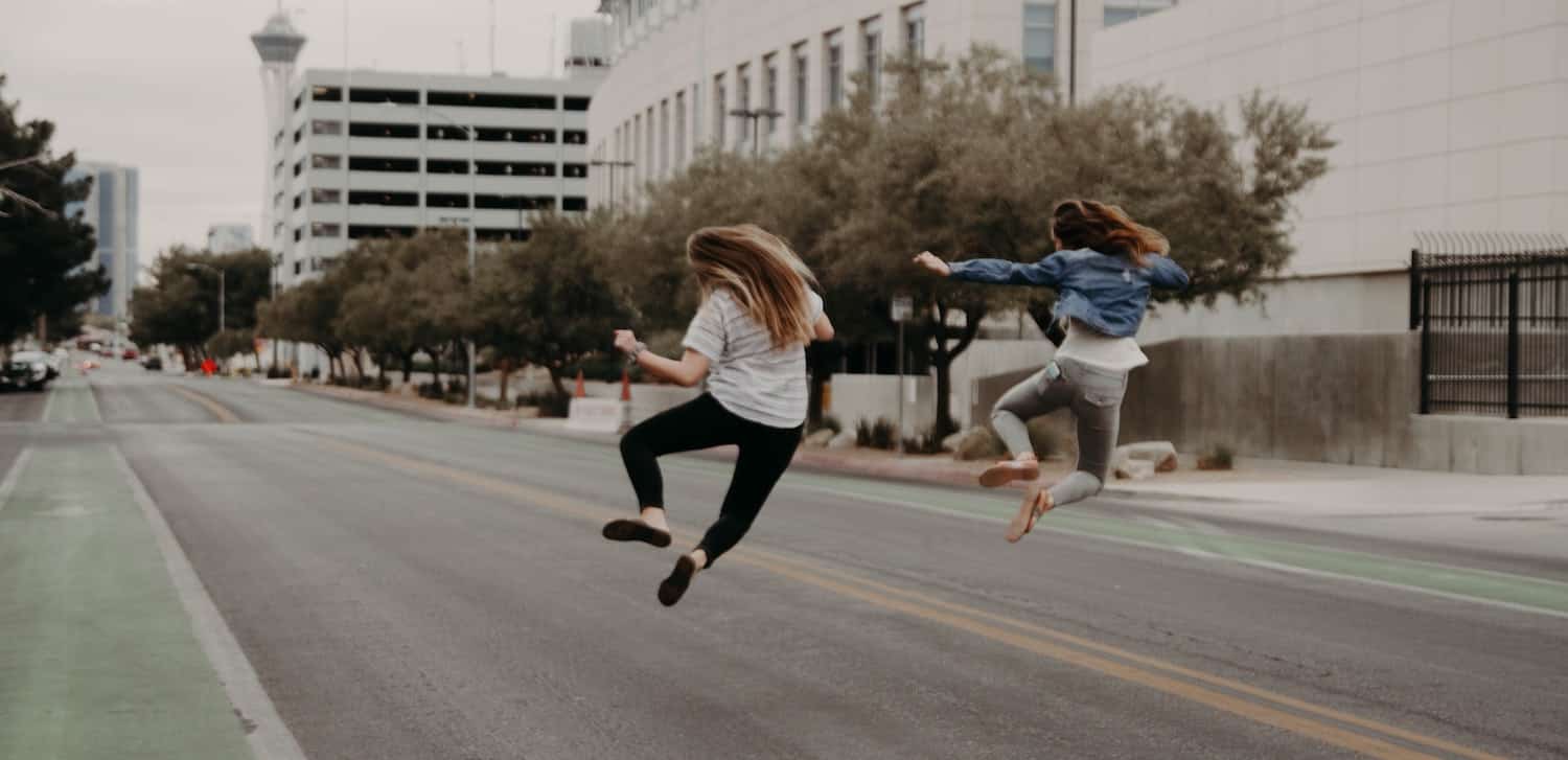 ROI on employee engagement - jumping for joy