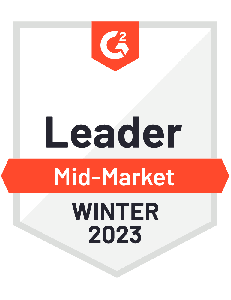 G2 Winter 2023 - Mid-Market Leader