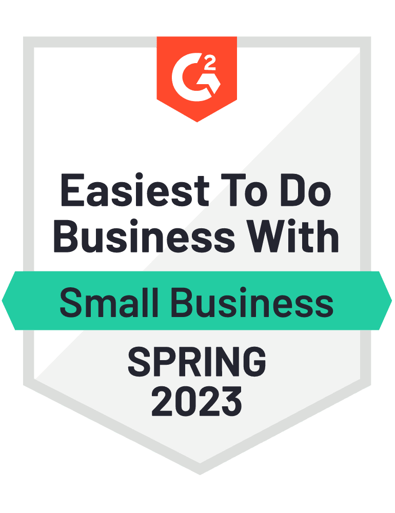 G2 Badge Winter 2023 Easiest to Do Business with WorkTango