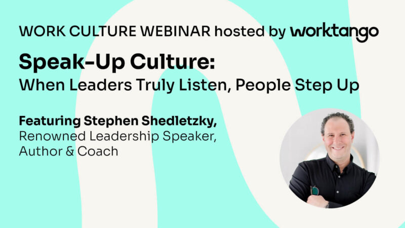 Speak-Up Culture with Stephen Shedletzky