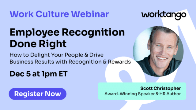 [Upcoming Webinar] Employee Recognition Done Right